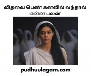 விதவை பெண் கனவில் வந்தால் என்ன பலன்