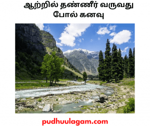 ஆற்றில் தண்ணீர் வருவது போல் கனவு - கனவில் ஆறு வந்தால்