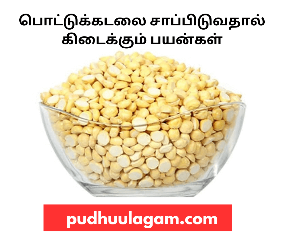 பொட்டுக்கடலை பயன்கள் - Pottukadalai Benefits In Tamil