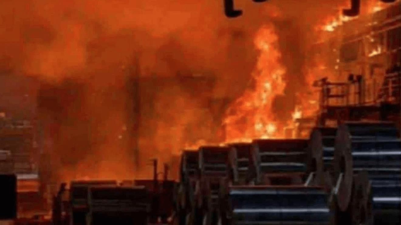 Ford aluminum plant fire
